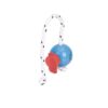 Magnetic training ball
