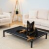 Indoor & outdoor Aluminium Breathable Bed In Black