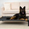 Indoor & outdoor Aluminium Breathable Bed In Black