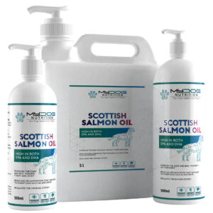 Salmon oil for dogs – healthy skin, coat and joints